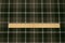 Brown-Black-White Wool Poly Plaid Woven Twill Suiting Fabric By the Yard